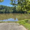 A path leading to a clearing overlooking Washington Lake